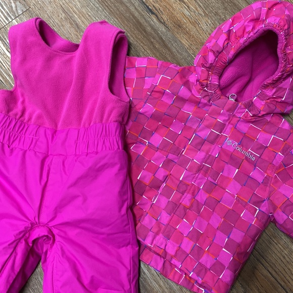 COLUMBIA Kids Snow Pant Jacket Coat Set 6-12 mo - Picture 6 of 9